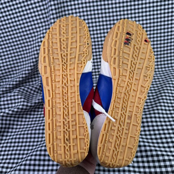 Diesel Live Rush Designer Slim Red White Blue Sneaker Shoe Women's Size 6.5 - Picture 4 of 5